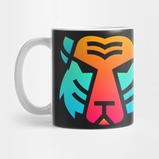 Trippy Psychedelic Rave Tiger Mug